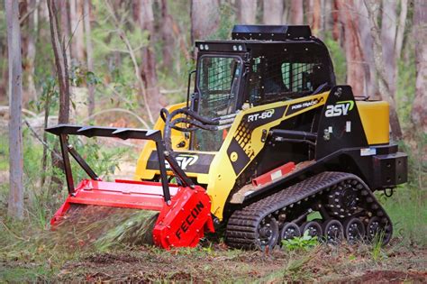 best track skid steer for mulching|brush mulcher attachments forskid steer.